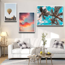 Balão de coco para decoração, arte em tela para parede para decoração de quarto e sala de estar 2024 - compre barato