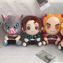 Anime Demon Slayer Kimetsu No Yaiba Kamado Nezuko Tanjirou Soft Plush Stuffed Doll Pillow Plushie Toy Toy Xmas Birthday Gift 2024 - buy cheap