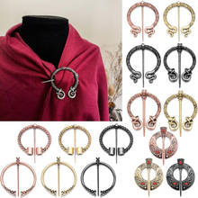 Scottish Medieval Cloak Shawl Scarf Penannular Brooches Pins for Women Men Vintage Viking Pin Clasp Buckle Brooch Badges Jewelry 2024 - buy cheap
