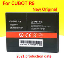 100% novo original r 9 2600mah para cubot r9 celular em estoque de alta qualidade bateria + número de rastreamento 2024 - compre barato