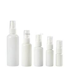 Botella de Spray vacía, recipiente de plástico para cosméticos, botella pulverizadora blanca de 20ml, 30ml, 50ml, 100ml, 10ml, 50 piezas 2024 - compra barato