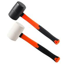 80 OZ Rubber Hammer Wear-resistant Tile Hammer with Round Head and Non-slip Handle Home Fitment Tools 2024 - buy cheap