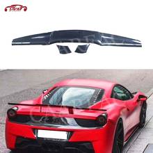 Задний спойлер для багажника из углеродного волокна для Ferrari 458 GT 2009 2010 2011 2012 2013 2014 2015, украшение автомобиля 2024 - купить недорого