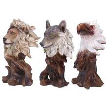 Artesanía de resina figuritas artesanales, escultura de animales, ornamento decorativo para el hogar y la Oficina 2024 - compra barato