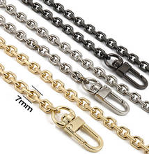 7mm Gold, Gun Black, Silver Replacement Purse Chain Shoulder Crossbody Strap for Small Handbag, Clutch Bags DIY O Chains 2024 - buy cheap