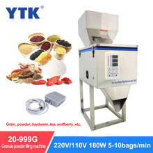 YTK-máquina automática de pesaje de gránulos en polvo, 999G, para rellenar granos de hoja de té, medicina, semillas, sal, arroz, embalaje 2024 - compra barato