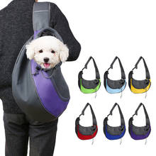 Bolsa de viagem para filhotes de estimação, bolsa de ombro de malha para carregar cachorros e gatos 2024 - compre barato