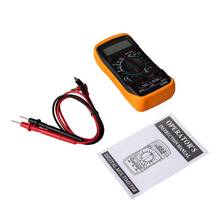 Multímetro digital xl830l, amperímetro e voltímetro, portátil, amarelo 2024 - compre barato