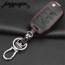 jingyuqin 3 Buttons Leather Flip Folding Remote Car Key Case Cover Styling For Kia Sorento Carens K2 K3 K4 K5 Protective Case 2024 - buy cheap