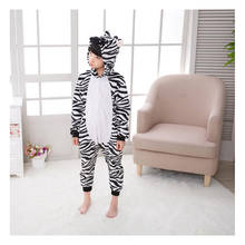 Милое мультяшное животное Зебра костюм одежда для косплея для детей Детские костюмы на день 2024 - купить недорого