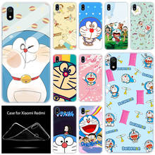 Роскошный популярный Мягкий силиконовый чехол аниме Doraemon для Xiaomi Redmi 7 7A GO S2 4X5 5Plus 6 6A K20 Note 4 5A 6 7 8 Pro Модный чехол 2024 - купить недорого