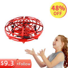 Drone ufo rc helicópteros bola de helicópteros manuais para crianças brinquedos de aeronave de indução infravermelha para crianças transporte direto 2024 - compre barato