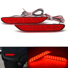 Niscarda LED Rear Bumper Reflector Light Car Driving Brake Stop Fog Lamp For Nissan Pathfinder Rogue X-Trail 2013 - 2016 2024 - buy cheap