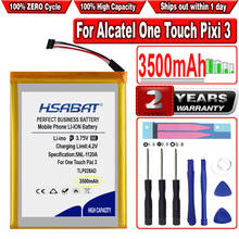 HSABAT 3500mAh TLP028AD TLP028A2 Battery for Alcatel One Touch Onetouch for Alcatel One Touch Pixi 3 (7) LTE / Pixi 3 7.0 4G 2024 - buy cheap