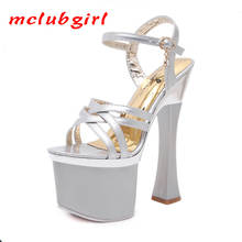 Nightclub Women Sexy Platfrom High Heel Shoes Sandals Women's Walking Pipe Shoes Crystal Bottom Waterproof Platform Pumps LFD 2024 - buy cheap