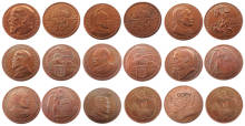 GERMANY 10Mark 20Mark 2Mark 3Mark 5Mark Mix Date 9PCS 100% Copper Copy Coins 2024 - buy cheap