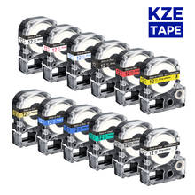 More sizes Multicolor Label Tapes SS12KW LC-4WBN9 SS9KW SS18KW for Epson Label Printer for KingJim label maker LW-300 LW400 2024 - buy cheap