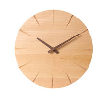 Wood Modern Wall Clock Nordic Simple Wooden Wall Clock Designs Living Room Stylish Creative Duvar Saati Home Decoration AA60ZB 2024 - buy cheap