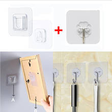 6*6CM Self Adhesive Wall Hooks for Kitchen Socket Holder Wall Mounted Rack Organizer Storage Holder Bathroom Accessories 2024 - buy cheap