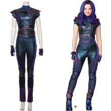 Descendants 3 Mal Cosplay Costume Uniform Suit Outfit Adult Girls Halloween Carnival Costume Women Fancy Clothing 2024 - buy cheap