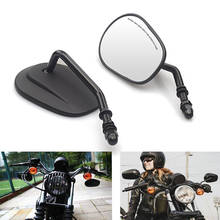 For Harley Dyna Electra Glide Iron 883 Road Glide Sportster 883 1200 Softail Motorcycle Rear View Rearview Side Mirrors 2024 - buy cheap