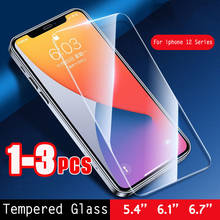 1-3 pçs/lote Vidro Temperado para o iphone 13 12 mini 11 pro max glas protetor de tela film para ifhone x xr xs max vidro de proteção 2024 - compre barato