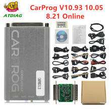 Online Programmer Carprog FW V8.21 v10.05 V10.93 Full Set With 21 Adapters All Software Activated Auto Repair Tool 2024 - buy cheap
