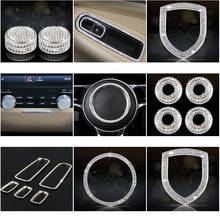 Стайлинг автомобиля, серебряное кольцо на руль для регулировки громкости, оконная кнопка, отделка для Porsche Panamera Cayenne Macan, аксессуары для интерьера автомобиля 2024 - купить недорого