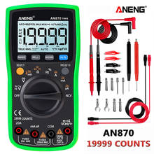 AN870 19999 counts Auto Digital Multimeter True-RMS NCV Ohmmeter AC/DC Voltage Ammeter Transistor Power Meter Temperature Tester 2024 - buy cheap