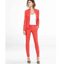 Light Blue Women Business Pantsuits Office Uniform Formal Pant