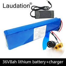 Laudation 36V 8ah Electric Bicycle Battery 18650 Battery Pack 10S3P 500W High Power And Capacity Motorcycle Scooter With Charger 2024 - buy cheap