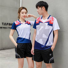 Camiseta deportiva de bádminton para hombre y mujer, camisa de secado rápido para tenis de mesa, equipo de voleibol, juego de entrenamiento para correr, 2020 2024 - compra barato