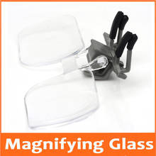 2X Spectacle frame clip-type portable reading magnifier for the elderly surgical Phone repair Magnifying Glass 2024 - buy cheap