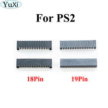 YuXi For PS2 Flexible Ribbon Cable Conductive Film Socket Connector 18pin 19pin Block 2024 - buy cheap