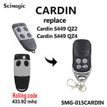 SMG-015 for Cardin S449 QZ2 QZ4 garage remote 433mhz rolling code / SMG-002 for Cardin S476-TX2,S476-TX4 fixed code transmitter 2024 - buy cheap