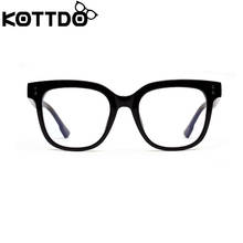 KOTTDO-Montura de gafas clásicas para hombre y mujer, anteojos de luz azul, Vintage, para miopía, ordenador 2024 - compra barato