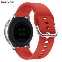 Ремешок для часов, силиконовый для Samsung Galaxy Watch Active, 42 мм, Gear S2, спортивный сменный Браслет, ремешок для Gear S3 R380, 20 мм, 22 мм 2024 - купить недорого