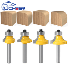 UCHEER 1pc/set 1/4" shank Corner Round Over Router Bit with BearingMilling Cutter for Wood Woodwork Tungsten Carbide Milling Cut 2024 - buy cheap