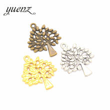 YuenZ 10pcs 3 Colors Antique silver color alloy Metal tree Charms for Jewelry Making Diy Handmade Jewelry 30*24mm Q204 2024 - buy cheap