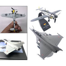 2 piezas 1/72 Dassault Rafale Fighter y BF109F-4, adornos para habitación de aviones del ejército 2024 - compra barato