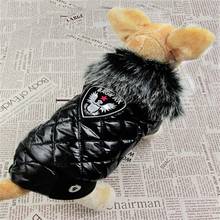 Russia Fur Imitation leather Style Pet dogs winter Vest Coat New Puppy Dogs Jacket Clothing 2024 - buy cheap