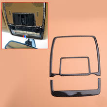 Kit de capa de luz de leitura em fibra de carbono, 1 conjunto, preto, acabamento, compatível com bmw x5, x6, e70, e71, 2008, 2009, 2010, 2011, 2012, 2013 2024 - compre barato