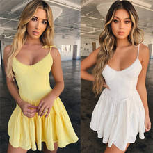 Sexy Spaghtetti Strap Dress Patchwork Design Summer Dress Women Solid Color Sleeveless Lace Slim Fit Dress For Party Office 2024 - buy cheap