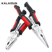 KALAIDUN Multitool Pliers Terminal Crimping Tool Wire Stripper Cable Cutter Crimper Crimp Plier Long Nose Pliers For Electrician 2024 - buy cheap