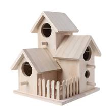 Jaula de madera para cría de aves, cerca de nido, jardín, patio trasero, decoración del hogar 2024 - compra barato