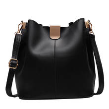 Bucket Bags For Women Shoulder Bag High Quality Pu Leather Vintage Casual Messenger Bag Big Totes Ladies Handbag Female Tote #Z 2024 - buy cheap