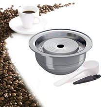 Cápsula reusável de aço inoxidável do filtro do café de 70 ml para o café recarregável da cápsula do café de nespresso vertuo co 2024 - compre barato