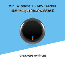 Super Mini 3G GPS Tracker Wifi LBS 3G WCDMA 2G GSM Fashion Pendant IP67 Waterproof Android OS SOS for Elderly Kids Pets Vehicle 2024 - buy cheap