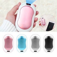 10000mAh Portable 4 In 1 Rechargeable Hand Warmer Power Bank USB Rechargeable LED Flashlight Double-Side Heat Winter Warmer 2024 - buy cheap