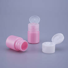 Флаконы розовые пластиковые для жидкого лосьона, 15 мл, 100 шт./лот, с откидной крышкой 2024 - купить недорого